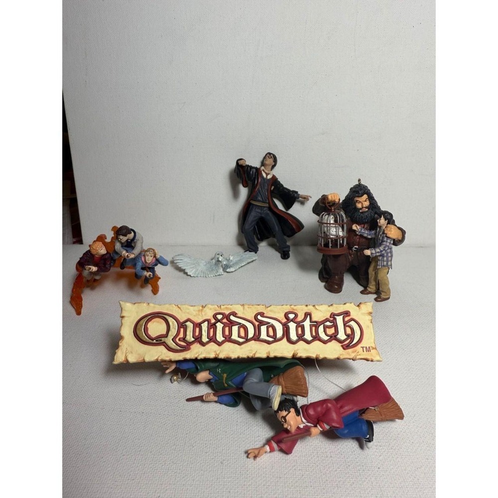 Vintage Hallmark Ornaments Harry Potter Lot of Four‎ 2002 2004 2009 2011